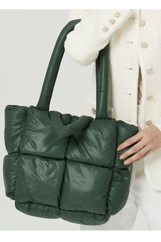 Puffer Handbag – Lightweight & Stylish – LA BÂCHÉ