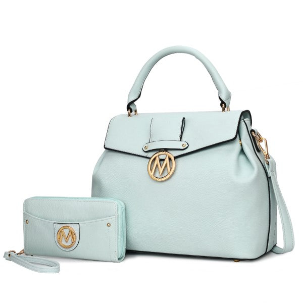 Aurora Vegan Leather Satchel and Wallet - LA BÂCHÉ