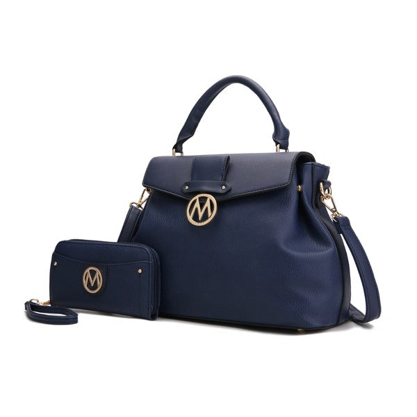 Aurora Vegan Leather Satchel and Wallet - LA BÂCHÉ