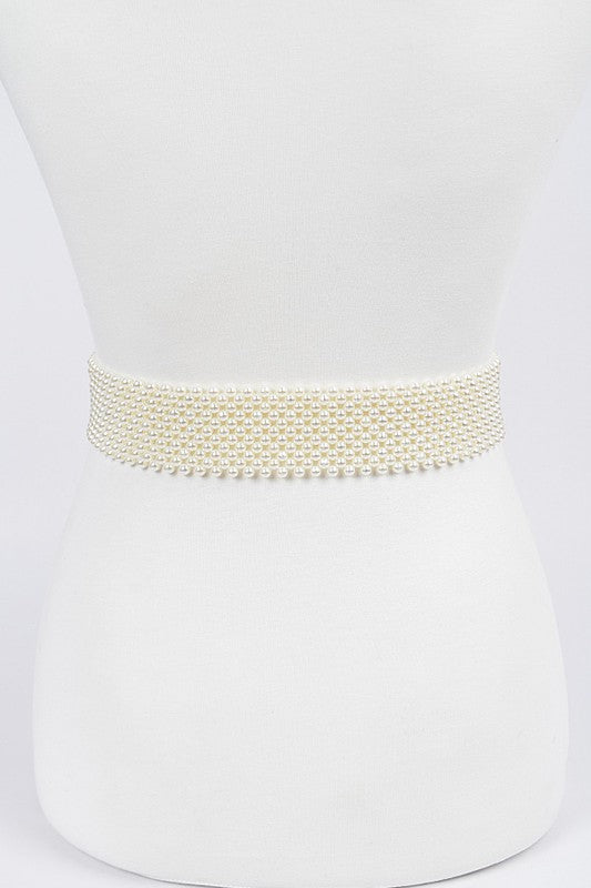 Pearl Beaded Iconic Fashion Belt