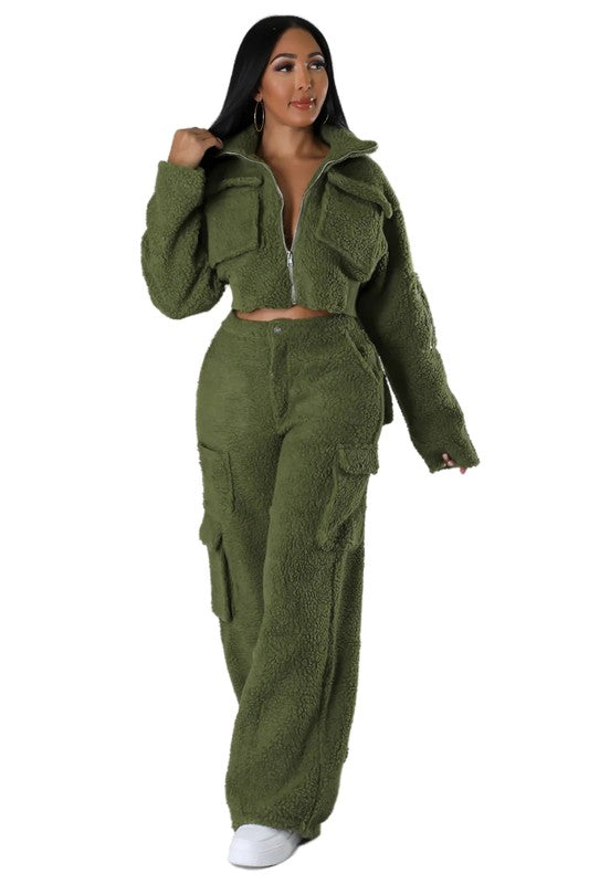 DAMEN MODE TEDDY 2-TEILIGES SET