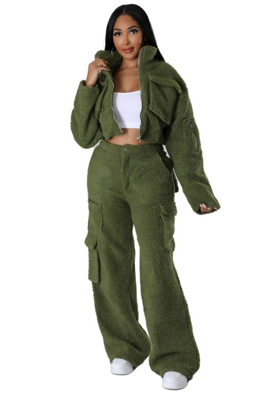DAMEN MODE TEDDY 2-TEILIGES SET