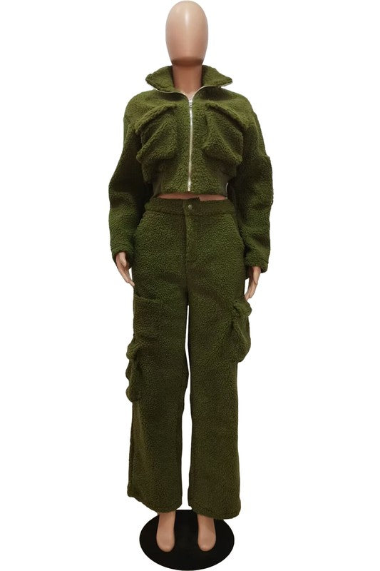 DAMEN MODE TEDDY 2-TEILIGES SET