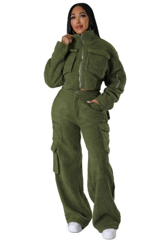 DAMEN MODE TEDDY 2-TEILIGES SET