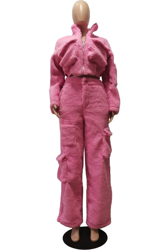 DAMEN MODE TEDDY 2-TEILIGES SET