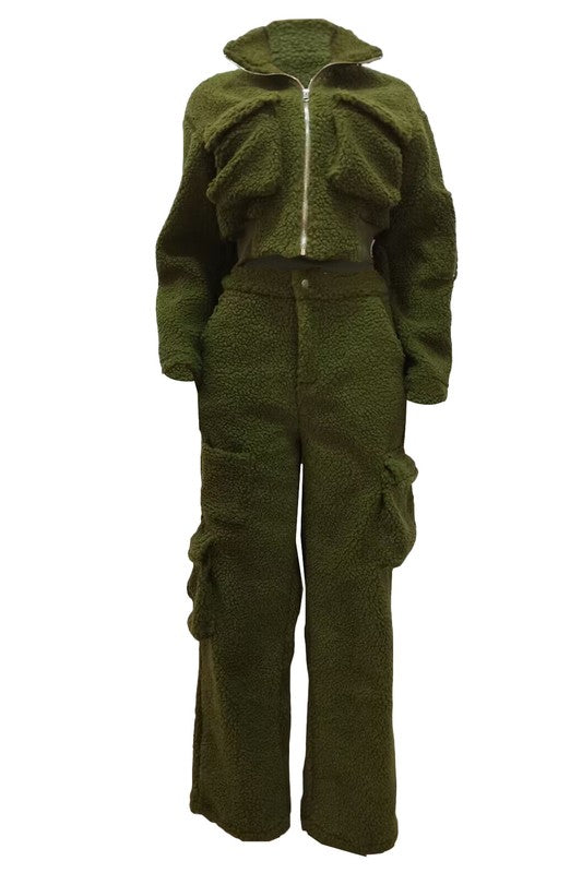 DAMEN MODE TEDDY 2-TEILIGES SET