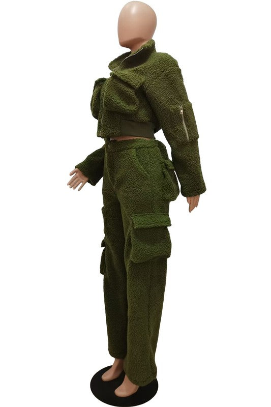 DAMEN MODE TEDDY 2-TEILIGES SET