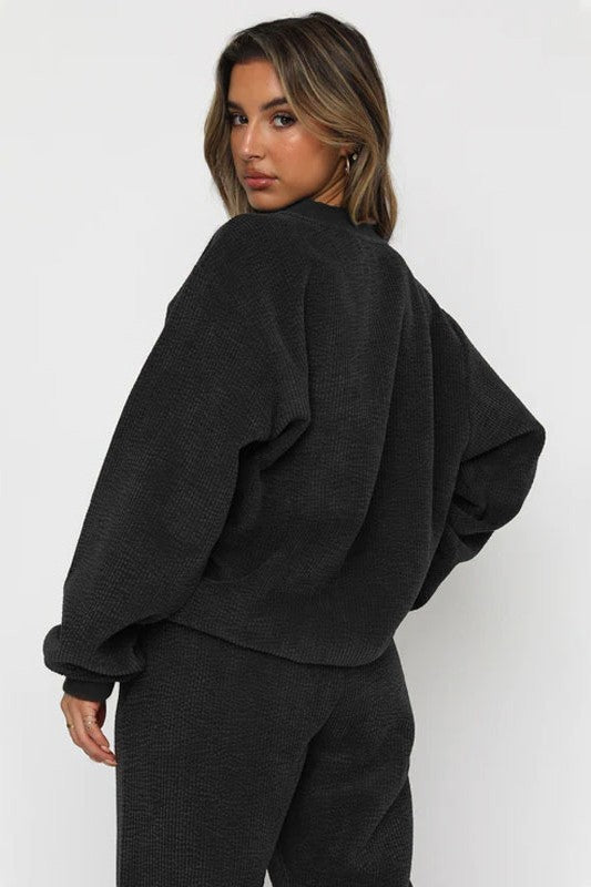 DAMEN ZWEITEILIGES WESTERN-SET AUS CORD